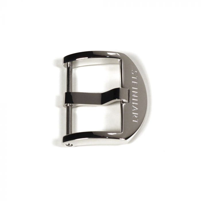 Steinhart OEM Schließe 18 mm Edelstahl poliert mit Logo