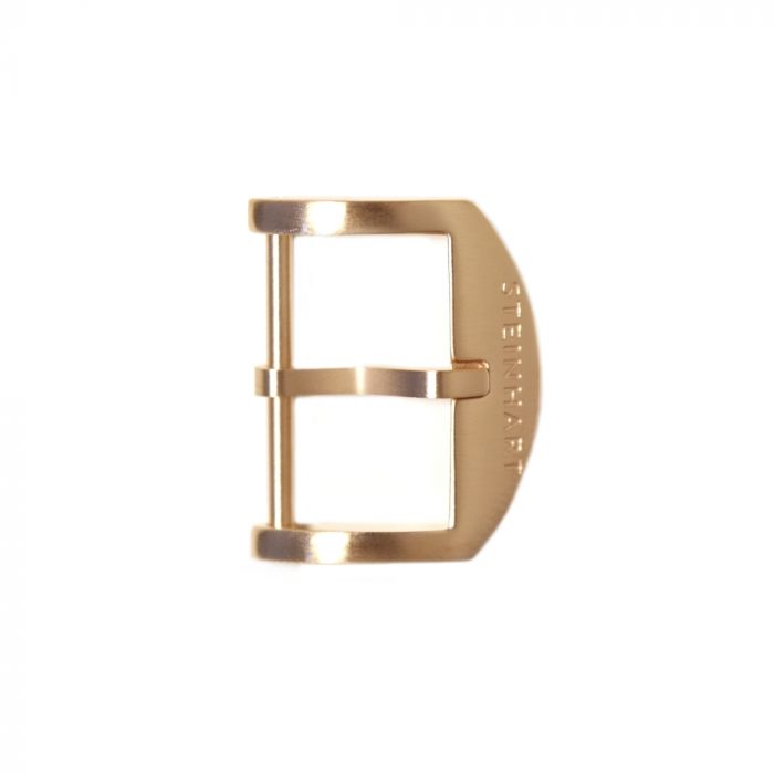 Steinhart OEM Schließe 18 mm pink gold satiniert mit Logo