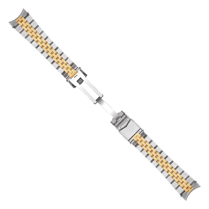 Steinhart Stahlband Für Ocean 39 Bicolor 20x16 5-reihig Satiniert Inkl. Bandanstöße