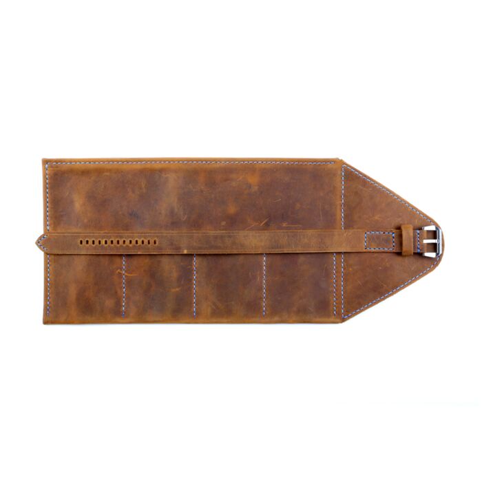 Steinhart Lederrolle Braun für 4 Uhren