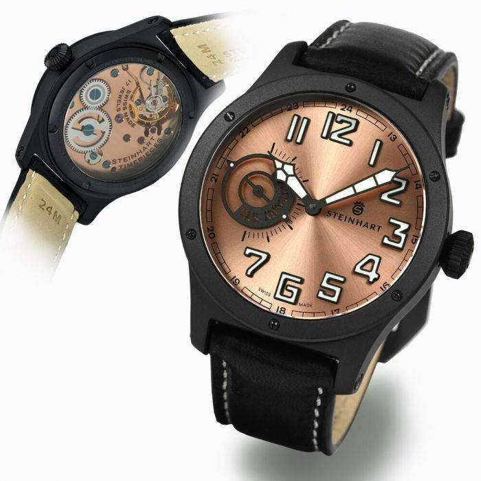 Steinhart MILITARY 47 ST1 pink gold Ltd. Edition