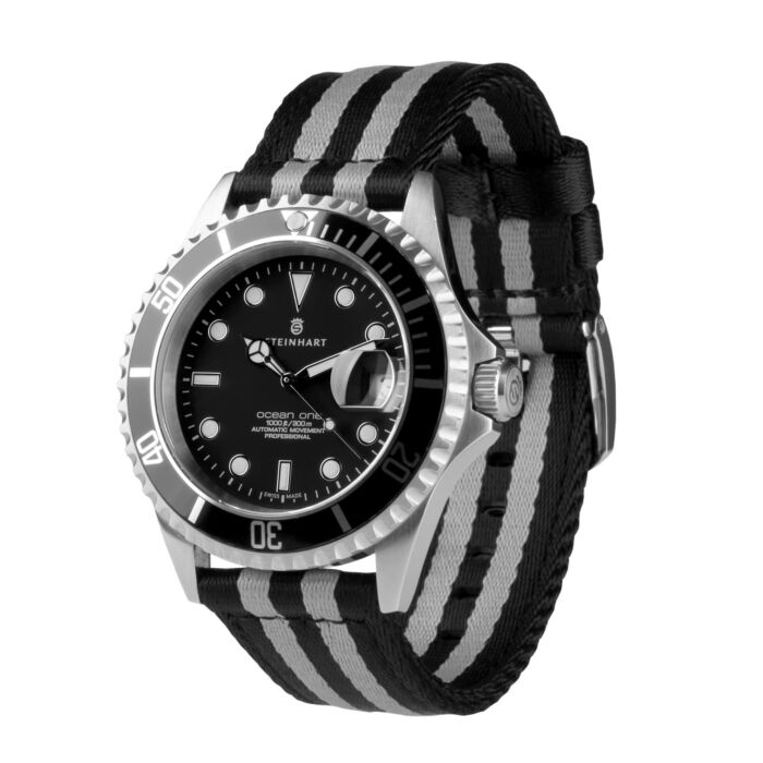 Steinhart Natoband Schwarz/grau