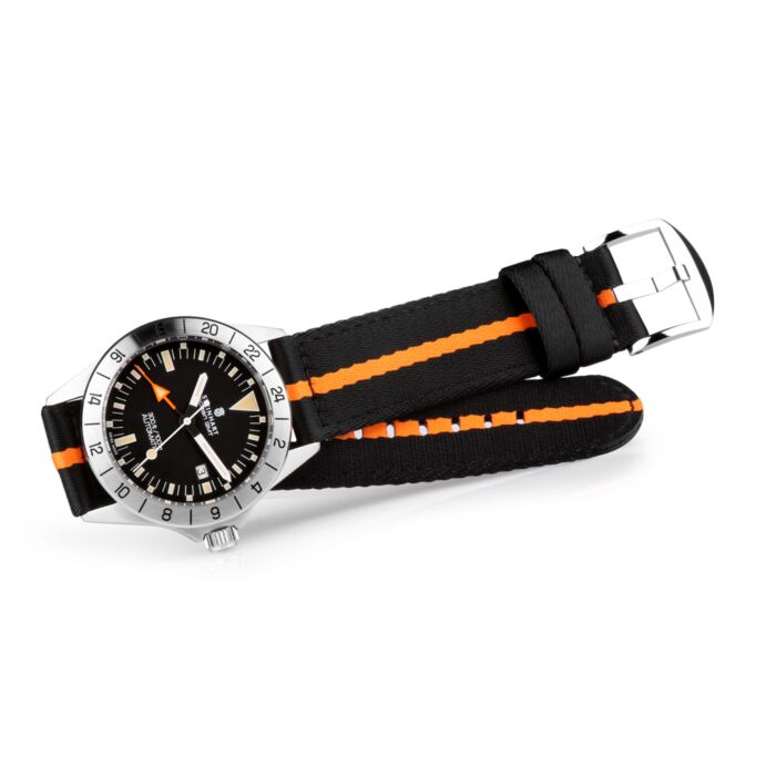Steinhart Natoband Schwarz/orange