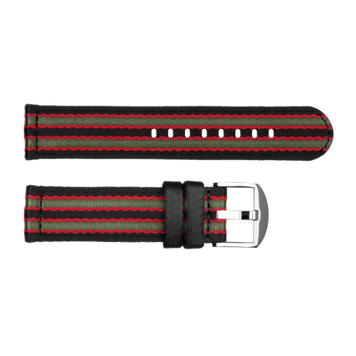 Steinhart Natoband schwarz/rot/grün