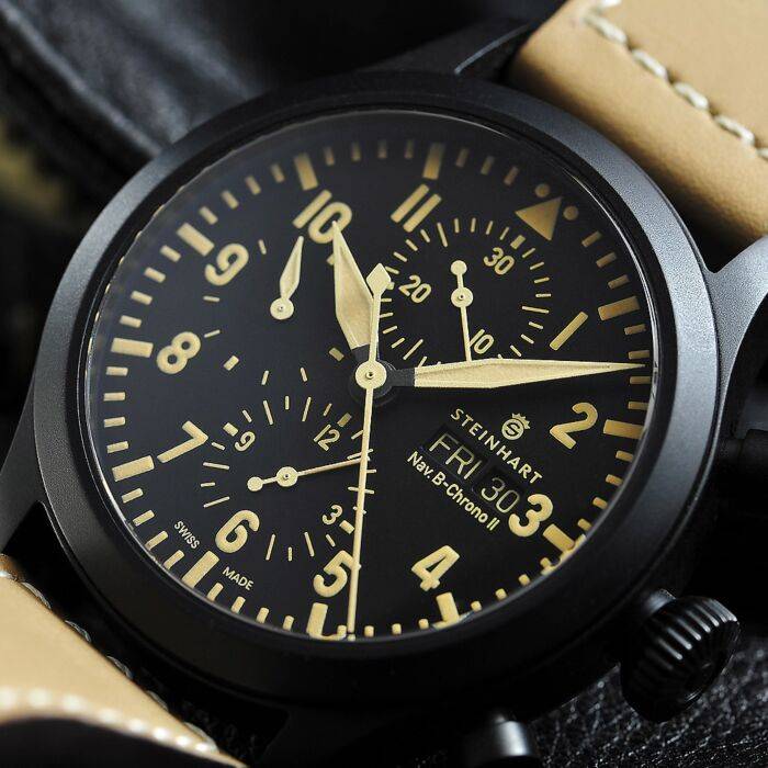 Steinhart Nav B Chrono II Black DLC