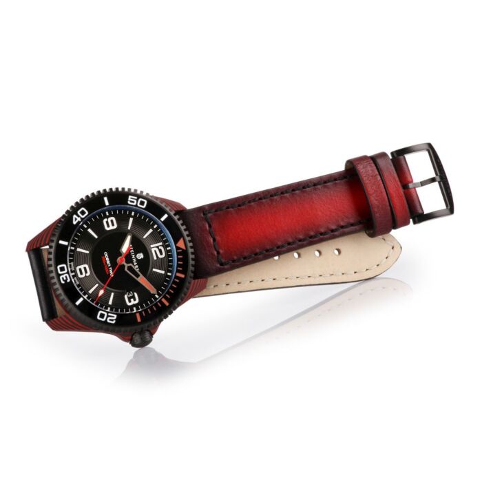 Steinhart Ocean 2 Premium Carbon Red Taucheruhr