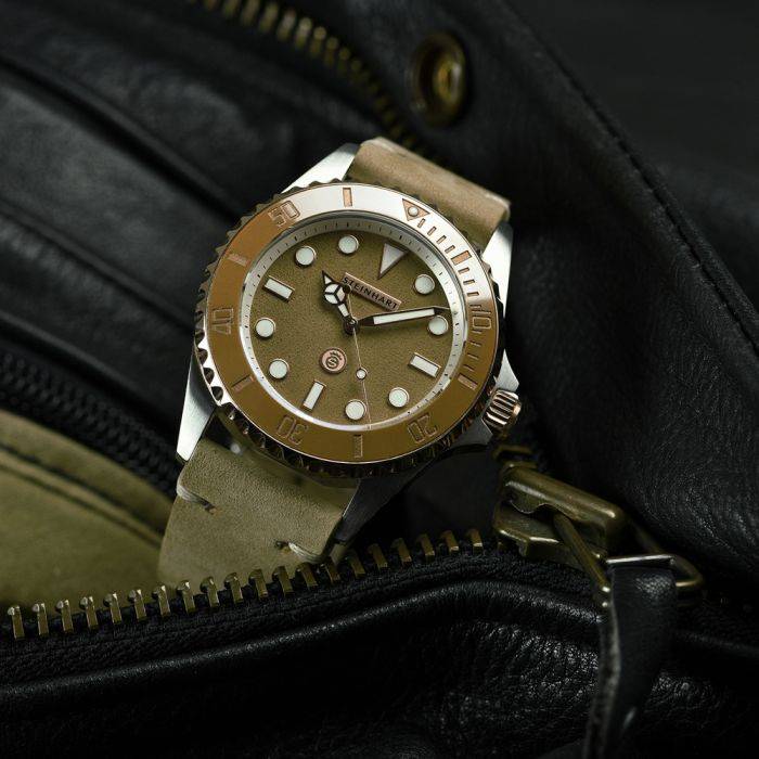 Steinhart Ocean 39 BEIGE Ceramic Taucheruhr