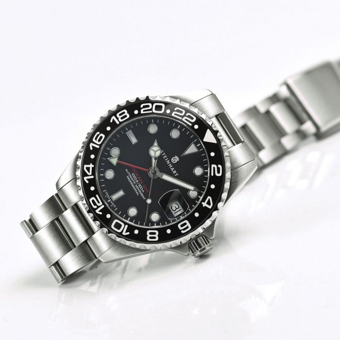 Steinhart Ocean 39 GMT BLACK Ceramic Taucheruhr