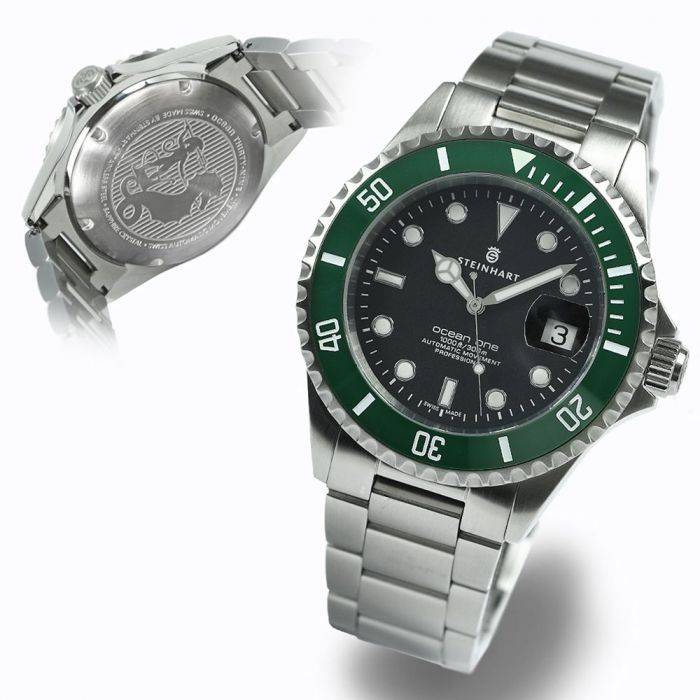 Steinhart Ocean 39 GREEN Ceramic Taucheruhr