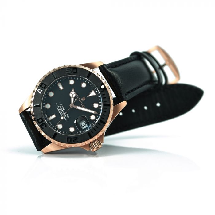 Steinhart Ocean 39 PINK-GOLD Ceramic Taucheruhr