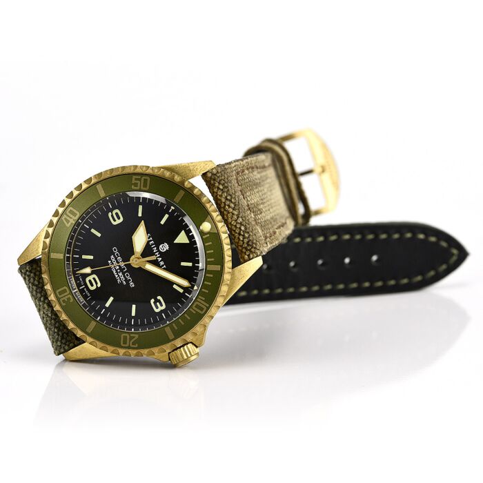 Steinhart Ocean One Bronze GREEN Taucheruhr