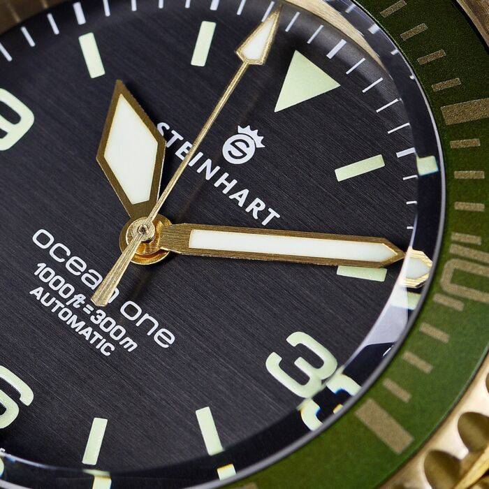 Steinhart Ocean One Bronze GREEN Taucheruhr
