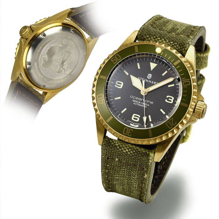 Steinhart Ocean One Bronze GREEN Taucheruhr