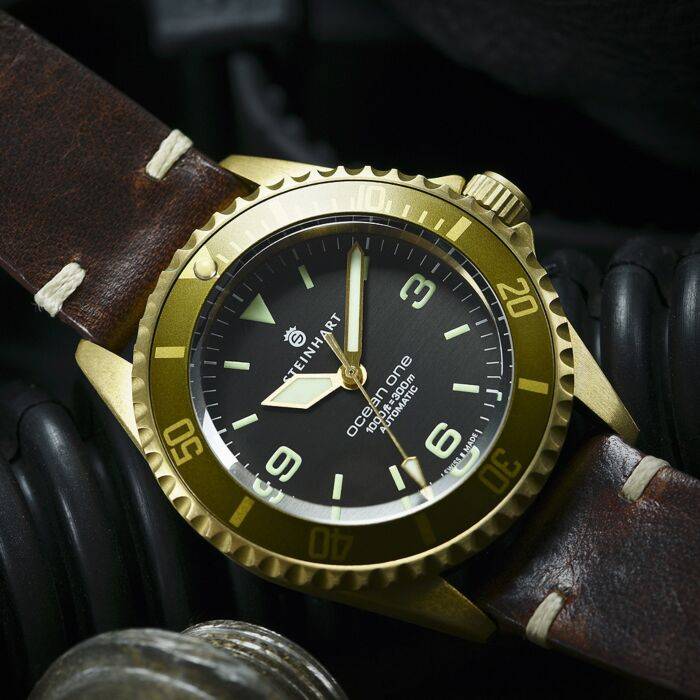 Steinhart Ocean One Bronze LIGHT-BROWN Taucheruhr