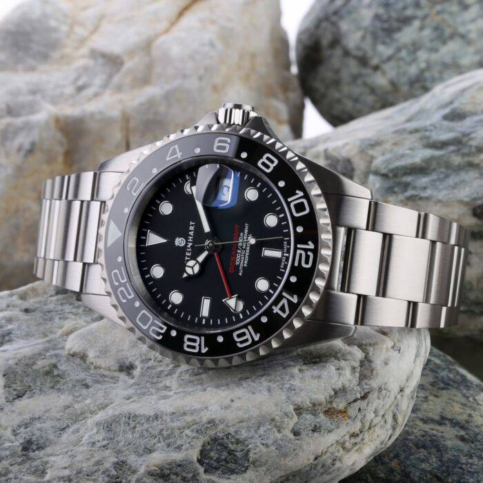 Steinhart Ocean One GMT BLACK Ceramic Taucheruhr