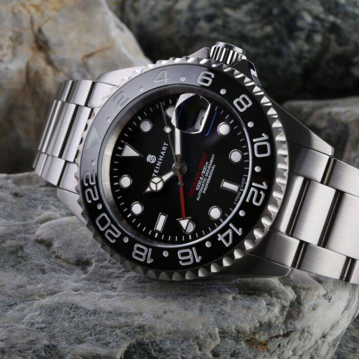 Steinhart Ocean One GMT BLACK Ceramic Taucheruhr