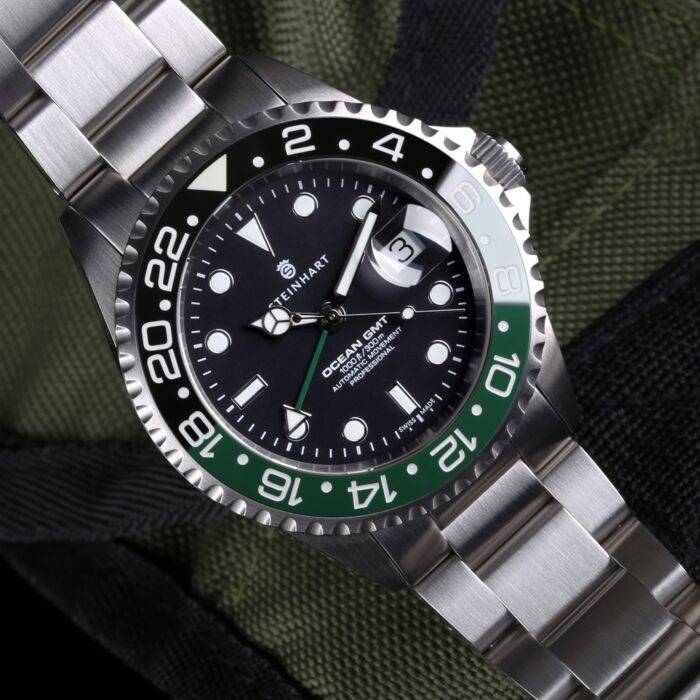 Steinhart Ocean One GMT Black-green Ceramic