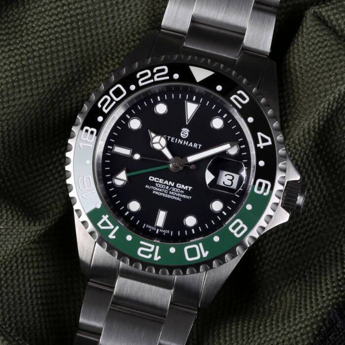 Steinhart Ocean One GMT Black-green Ceramic
