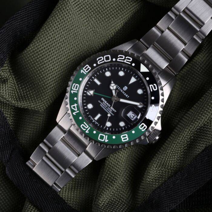 Steinhart Ocean One GMT Black-green Ceramic