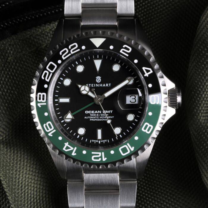 Steinhart Ocean One GMT black-green Ceramic