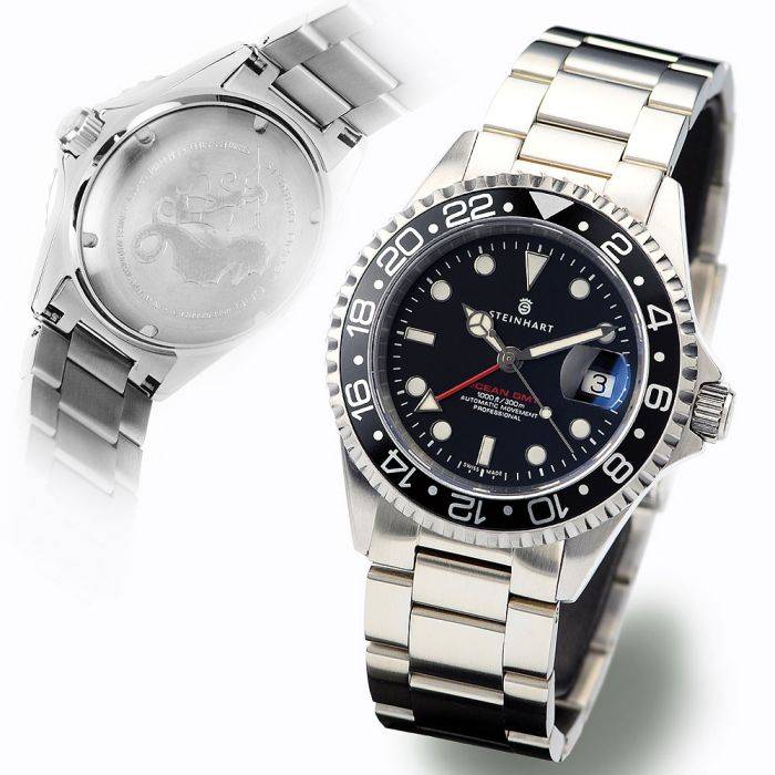 Steinhart Ocean One GMT BLACK Taucheruhr