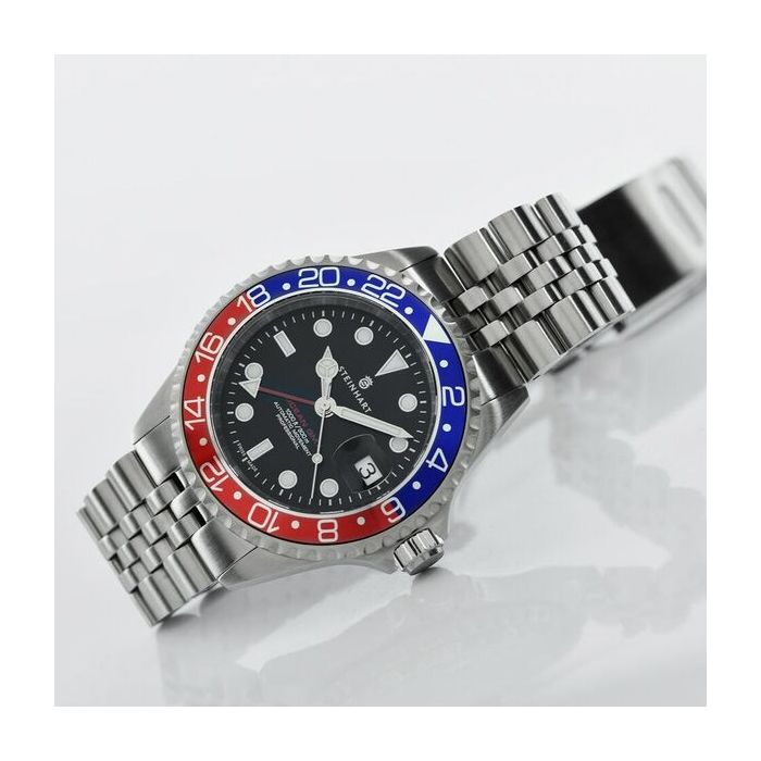 Steinhart Ocean One GMT BLUE-RED.2 Taucheruhr