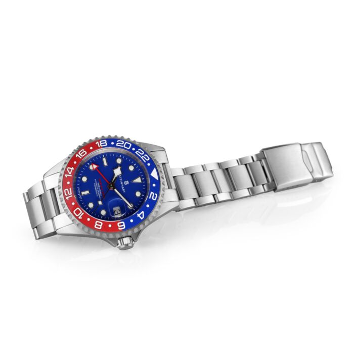 Steinhart Ocean One GMT BLUE-RED Ceramic Blue Dial