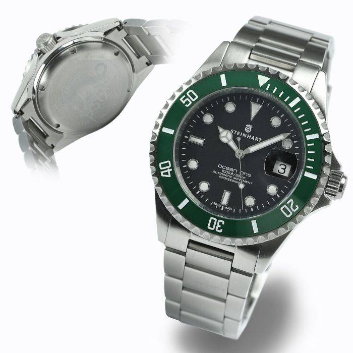 Steinhart Ocean One GREEN Ceramic Taucheruhr