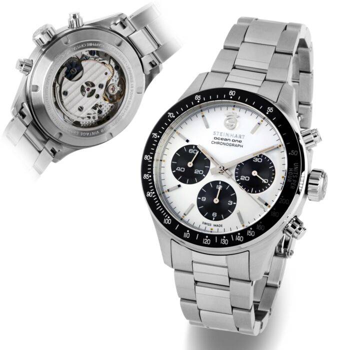 Steinhart Ocean One Vintage Chronograph II silver