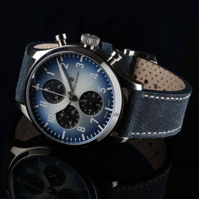 Steinhart Pilot Chronograph 42 Blue SUMMER EDITION
