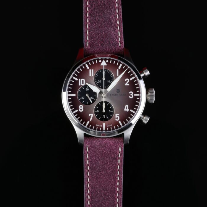 Steinhart Pilot Chronograph 42 red SUMMER EDITION