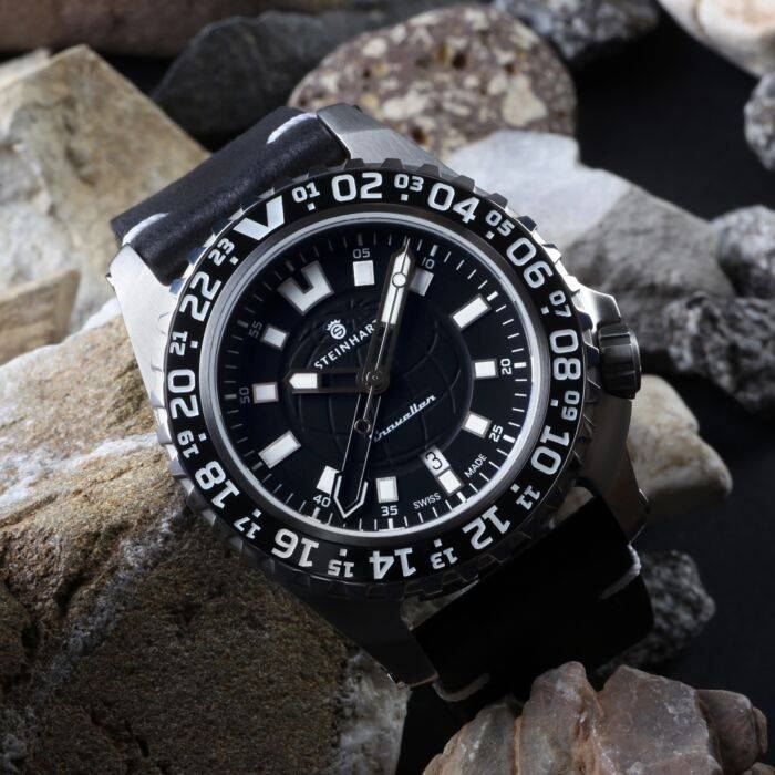 Steinhart TRAVELLER GMT Black Taucheruhr