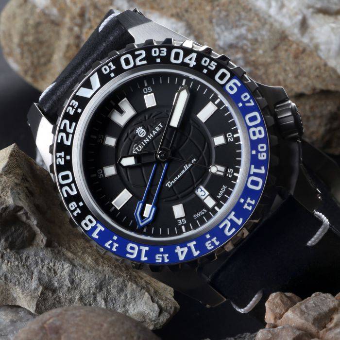 Steinhart TRAVELLER GMT Blue Taucheruhr