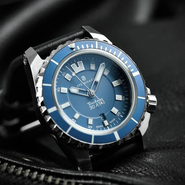 Steinhart Triton 30 ATM BLUE Taucheruhr