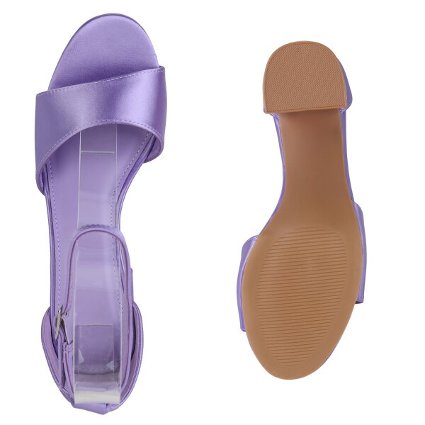 Stiefelparadies Damen Klassische Sandaletten In Helllila