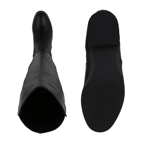 Stiefelparadies Damen Klassische Stiefel In Schwarz PU