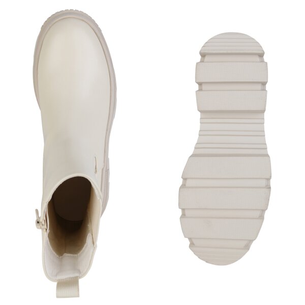 Stiefelparadies Damen Klassische Stiefeletten In Beige