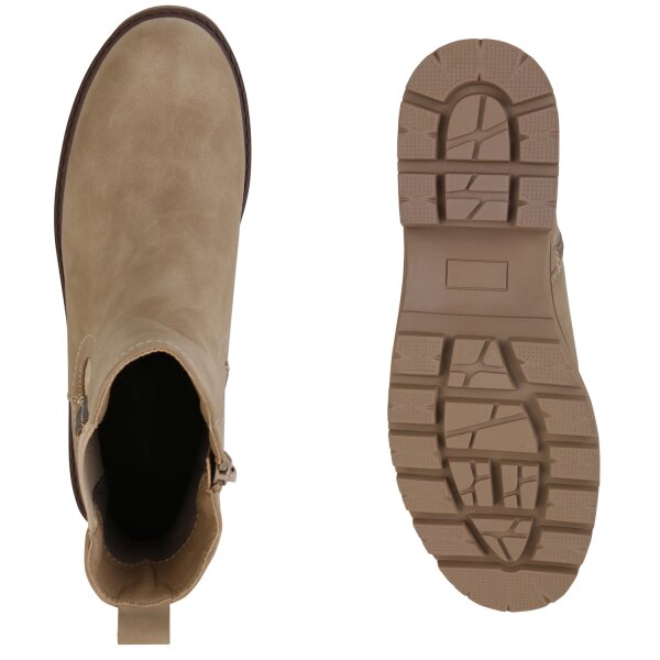 Stiefelparadies Damen Klassische Stiefeletten In Khaki