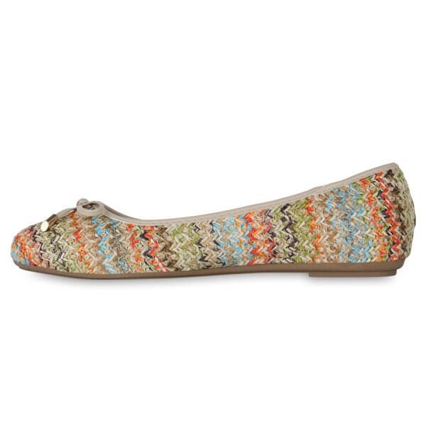 Stiefelparadies Damen Übergrößen Klassische Ballerinas in Mehrfarbig