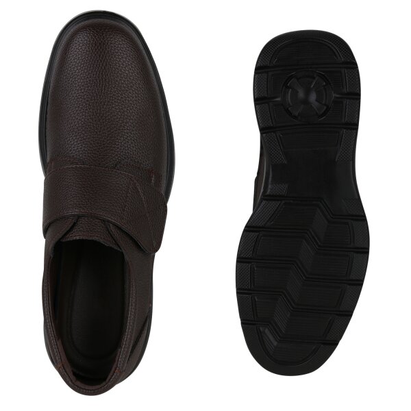 Stiefelparadies Herren Klassische Halbschuhe In Braun