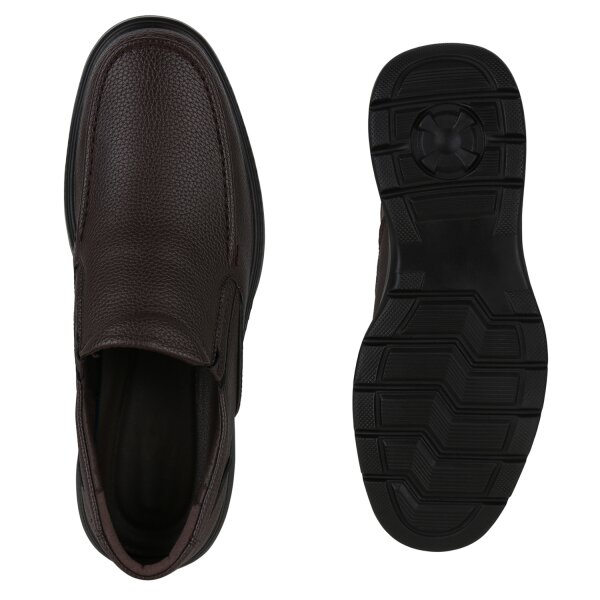 Stiefelparadies Herren Klassische Halbschuhe In Braun