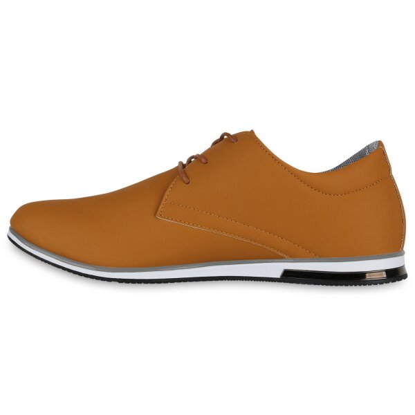 Stiefelparadies Herren Klassische Halbschuhe in Hellbraun