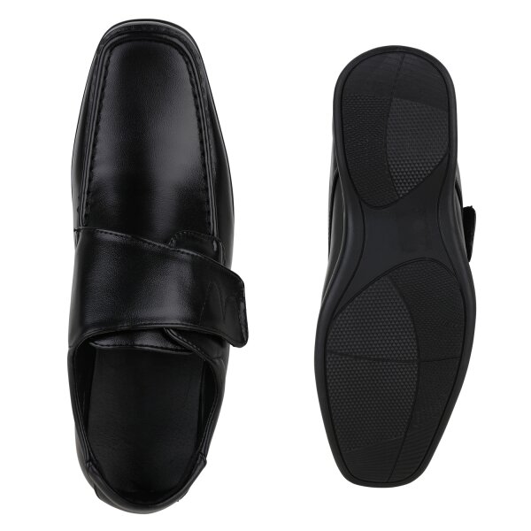 Stiefelparadies Herren Klassische Halbschuhe In Schwarz