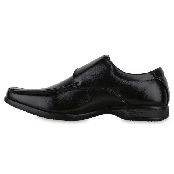 Stiefelparadies Herren Klassische Halbschuhe in Schwarz