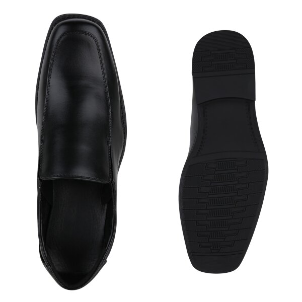 Stiefelparadies Herren Klassische Slippers In Schwarz