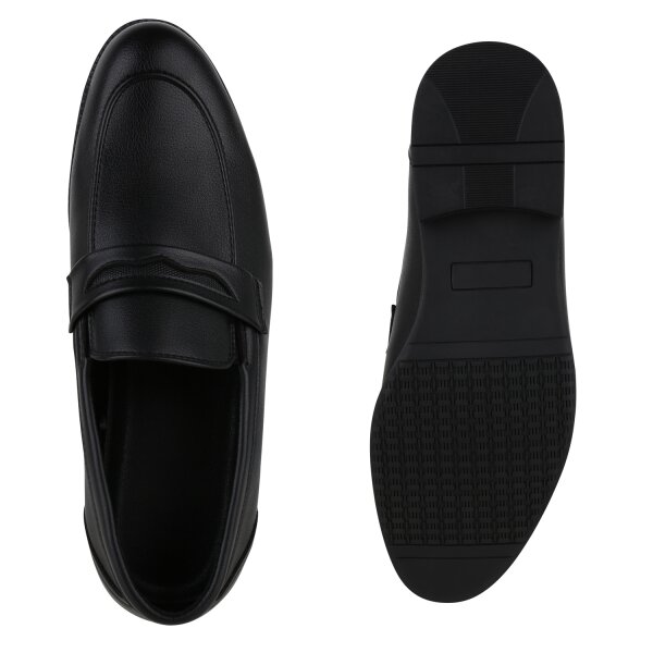 Stiefelparadies Herren Klassische Slippers In Schwarz
