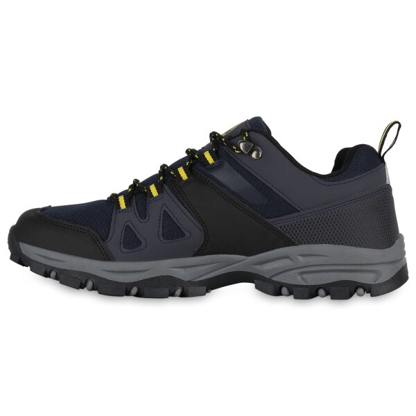 Stiefelparadies Herren Outdoor Schuhe in Dunkelblau Gelb