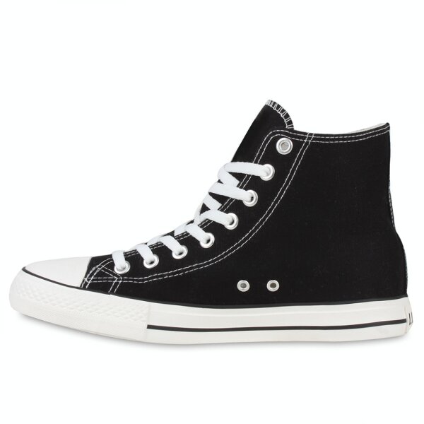 Stiefelparadies Herren Sneaker high in Schwarz Lucky