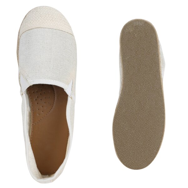 Stiefelparadies Damen Espadrilles In Schwarz