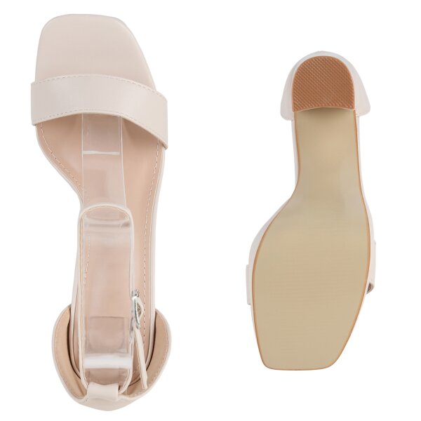 Stiefelparadies Damen High Heels In Beige